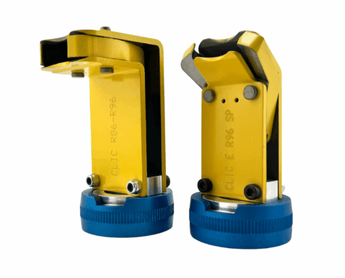 Têtes coudées CLIC refs 540100780 et 540000758